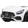 masinuta electrica cu telecomanda mercedes benz gt, roti eva, scaun tapitat, 108x68x48 cm, putere 70w - alb - 11