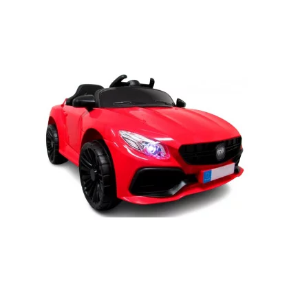 masinuta electrica cu telecomanda si functie de balansare cabrio z6, 88x47x40 cm, varsta 1-4 ani, roti si scaun din plastic, putere 70w, r-sport - rosu