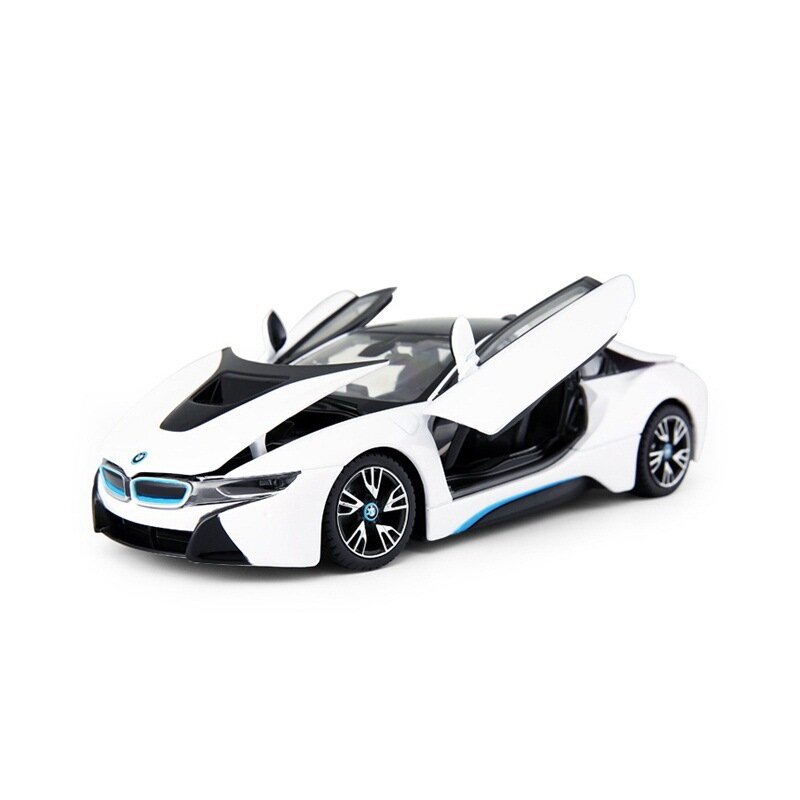 Rastar - masinuta bmw i8, metalica, scara 1:24, alb