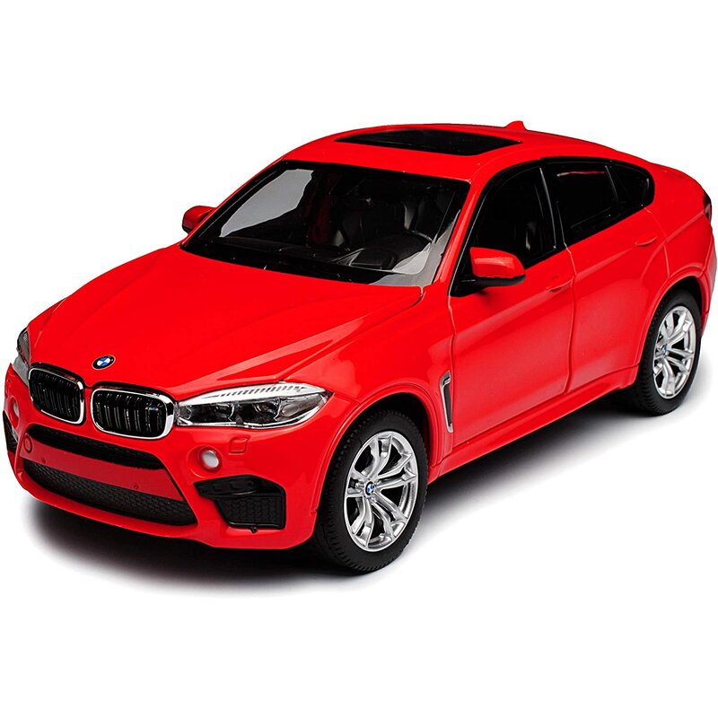 Rastar - masinuta bmw x6m , metalica, scara 1:24, rosu