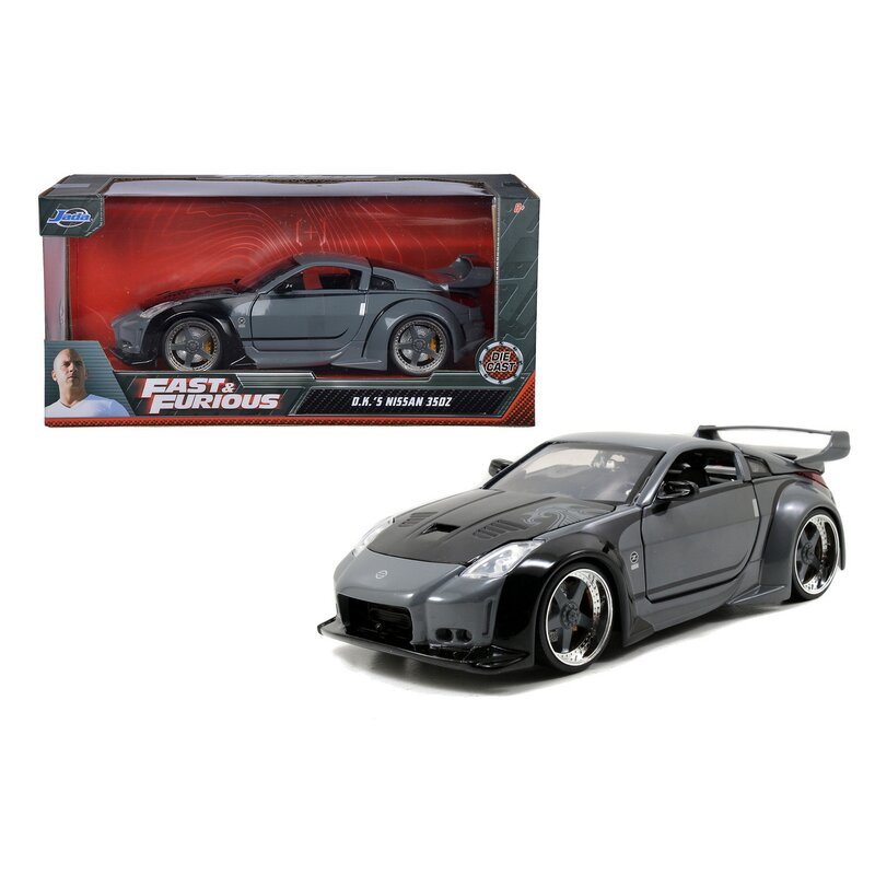 Simba - masina nissan 350z 2003 , fast and furious , metalica, scara 1:24, negru