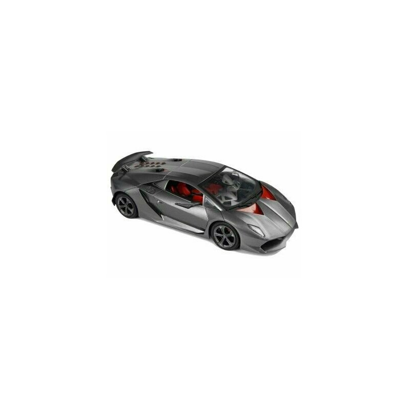 Leantoys - masinuta rc pentru copii cu telecomanda, lamborghini sesto gri,, 9729