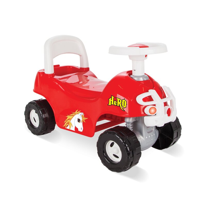 Pilsan - vehicul de impins hero atv, rosu