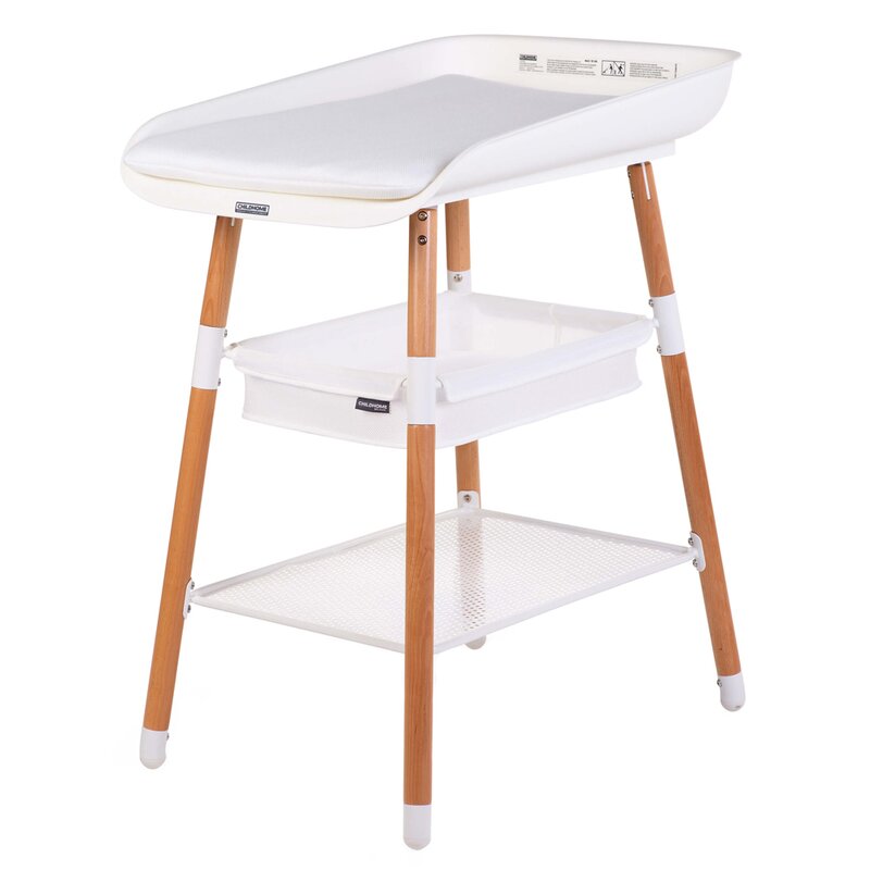 Childhome - masuta de infasat evolux natural alb