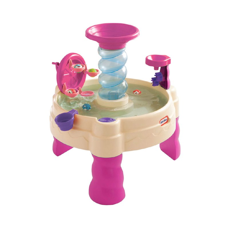 Little tikes - masuta de joaca roz cu apa - spirala
