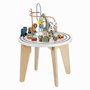Masuta Montessori cu activitati, Free2Play, Cu multiple activitati, Dezvolta coordonarea ochi-mana, Din lemn, 18 luni+, Think and Play - 1