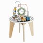 Masuta Montessori cu activitati, Free2Play, Cu multiple activitati, Dezvolta coordonarea ochi-mana, Din lemn, 18 luni+, Think and Play - 2