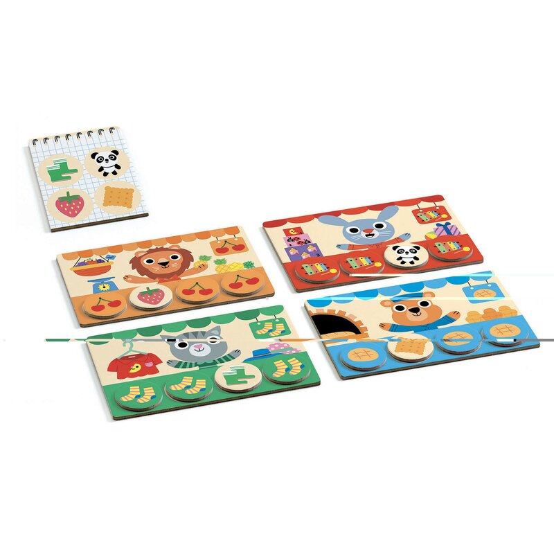Djeco - memo loto la cumparaturi,