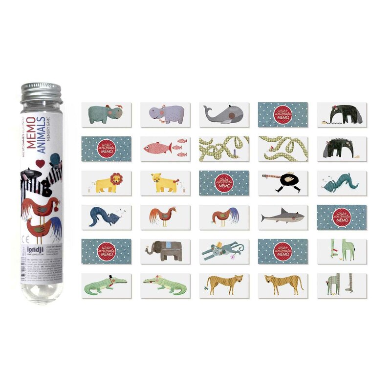 Joc Animale Perechi 10 Londji - Joc de memorie Micro animale