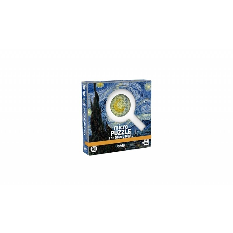 Londji - puzzle peisaje noaptea instelata van gogh , puzzle copii , micro, piese 600
