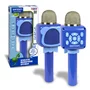 Microfon karaoke, Bontempi, Wireless, Include cablu de incarcare USB Type-C, Cu diverse functii vocale, 25x8x7 cm, 36 luni+, Blue - 2