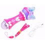 Microfon karaoke, Jokomisiada, Pentru micile cantarete, Cu functii de redare, inregistrare si MP3, Schimbare voce, Alimentare pe baza de baterii, 19x9 cm, 3 ani+, Pink - 6