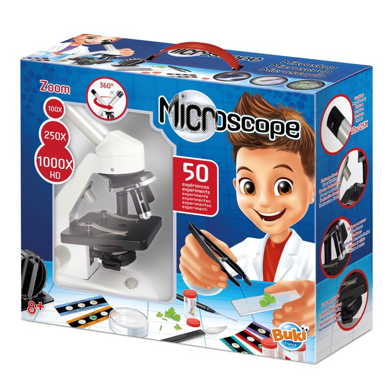 Buki france - microscop - 50 experimente