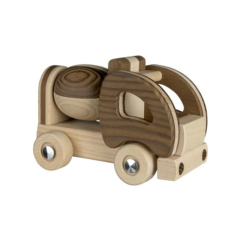 Goki - vehicul de lemn betoniera micul santierist
