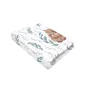 Cearceaf cu elastic, MimiNu, Pentru patut 120X60 cm, Din bumbac certificat Oeko Tex Standard 100, Lulu Natural