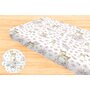 Cearceaf cu elastic, MimiNu, Pentru pat 160x80 cm, Din bumbac certificat Oeko Tex Standard 100, Sweet Deer Pink - 2