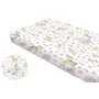 Cearceaf cu elastic, MimiNu, Pentru pat 160x80 cm, Din bumbac certificat Oeko Tex Standard 100, Sweet Deer Pink - 6