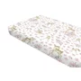 Cearceaf cu elastic, MimiNu, Pentru pat 160x80 cm, Din bumbac certificat Oeko Tex Standard 100, Sweet Deer Pink
