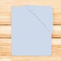 Cearceaf cu elastic, MimiNu, Pentru pat 160x80 cm, Din terry, Material certificat Oeko Tex Standard 100, Light Blue - 2
