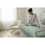 Cearceaf cu elastic, MimiNu, Pentru patut 120X60 cm, Din bumbac certificat Oeko Tex Standard 100, Colectia Royal, Nepal Green - 3