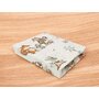 Cearceaf cu elastic, MimiNu, Pentru patut 120X60 cm, Din bumbac certificat Oeko Tex Standard 100, Design, Time for fun - 2