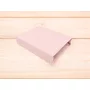 Cearceaf cu elastic, MimiNu, Pentru patut 120X60 cm, Din bumbac certificat Oeko Tex Standard 100, Colectia Royal, Powder Pink - 3