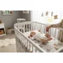 Cearceaf cu elastic, MimiNu, Pentru patut 140X70 cm, Din bumbac certificat Oeko Tex Standard 100, Design, Time for fun - 2