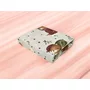 Cearceaf cu elastic, MimiNu, Pentru patut 140X70 cm, Din bumbac certificat Oeko Tex Standard 100, Teddy Bear On Moon - 2