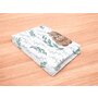 Cearceaf cu elastic, MimiNu, Pentru patut co-sleeper, Luna, Dimensiune 84.5 x 50.5 cm, Din bumbac certificat Oeko Tex Standard 100, Lulu Natural - 2