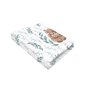 Cearceaf cu elastic, MimiNu, Pentru patut co-sleeper, Timon, Dimensiune 87 x 51 cm, Din bumbac certificat Oeko Tex Standard 100, Lulu Natural