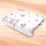 Cearceaf cu elastic, MimiNu, Pentru patut leagan sau patut co-sleeper, Dimensiune 90x40 cm, Din bumbac certificat Oeko Tex Standard 100, Design, Pink Ballerina - 2