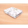 Cearceaf cu elastic, MimiNu, Pentru patut leagan sau patut co-sleeper, Dimensiune 90x40 cm, Din bumbac certificat Oeko Tex Standard 100, Sweet Deer Pink  - 2