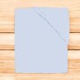 Cearceaf cu elastic, MimiNu, Jerse, Pentru patut 120X60 cm, Material certificat Oeko Tex Standard 100, Light blue - 2