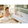 Cearceaf cu elastic, MimiNu, Jerse, Pentru patut 120X60 cm, Material certificat Oeko Tex Standard 100, Light blue - 3