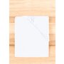 Cearceaf cu elastic, MimiNu, Jerse, Pentru patut 140X70 cm, Material certificat Oeko Tex Standard 100, White - 2