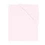 Cearceaf cu elastic, MimiNu, Jerse, Pentru patut 120X60 cm, Material certificat Oeko Tex Standard 100, Light Pink