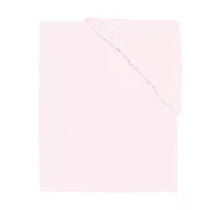 Cearceaf cu elastic, MimiNu, Jerse, Pentru patut 120X60 cm, Material certificat Oeko Tex Standard 100, Light Pink