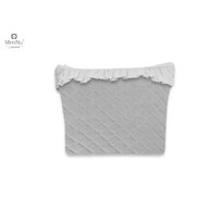MimiNu - Geanta matlasata pentru cosmetice, 30x24 cm, Gray