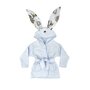Halat de baie, MimiNu, Cu urechi, 2 - 5 ani, Moale, Cu buzunare, Cu cordon, Din bumbac si thermo fleece, Materiale certificate Oeko Tex Standard 100, Design, Pirates Blue - 1
