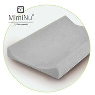 MimiNu - Husa universala pentru saltea de infasat, Cu elastic, Din Jersey, Material certificat Oeko Tex Standard 100, Gray