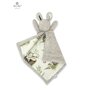 MimiNu - Lanka, Jucarie textila moale pentru bebelusi, Cu doua fete, Materiale certificate Oeko Tex Standard 100, 45 x 27 cm, Calm Forest Natural - 1