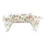 Lenjerie patut cu 3 piese, MimiNu, Pentru patut 120x60 cm, Cu protectie laterala, Din bumbac certificat Oeko Tex Standard 100, Design, Time for fun - 5