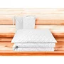 Lenjerie patut cu 3 piese, MimiNu, Pentru patut 120x60 cm, Cu protectie laterala, Din bumbac certificat Oeko Tex Standard 100, Mini Gray Stars - 4