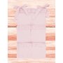 Organizator pentru patut, MimiNu, Din bumbac certificat Oeko Tex Standard 100, Cu 6 compartimente, Doua panglici, 70x40 cm, Cu volanase, Colectia Royal Powder Pink - 2
