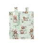 Organizator pentru patut leagan, MimiNu, Din bumbac certificat Oeko Tex Standard 100, 3 compartimente, 53x46 cm, Design, Let's Go Natural - 1
