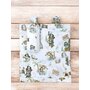 Organizator pentru patut si leagan, MimiNu, Din bumbac certificat Oeko Tex Standard 100, 3 compartimente, 53x46 cm, Design, Pirates Blue - 2