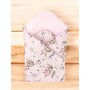 Paturica de infasat, MimiNu, Cu doua fete, Cu multiple utilizari, Cu inchidere arici velcro, Dimensiune 75x75 cm, Din bumbac certificat Oeko Tex Standard 100, Design, Little Ballerina Pink - 2