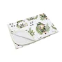 Paturica moale, MimiNu, Cu doua fete, Dimensiune 75x100 cm, Din bumbac certificat Oeko Tex Standard 100, Design, Detective Natural - 1