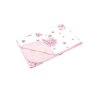 Paturica moale, MimiNu, Cu doua fete, Dimensiune 75x100 cm, Din bumbac certificat Oeko Tex Standard 100, Design, Pink Ballerina - 1