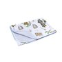 Paturica moale, MimiNu, Cu doua fete, Dimensiune 75x100 cm, Din bumbac certificat Oeko Tex Standard 100, Design, Pirates Blue - 1